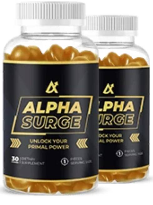 Alpha Surge supplement bottles